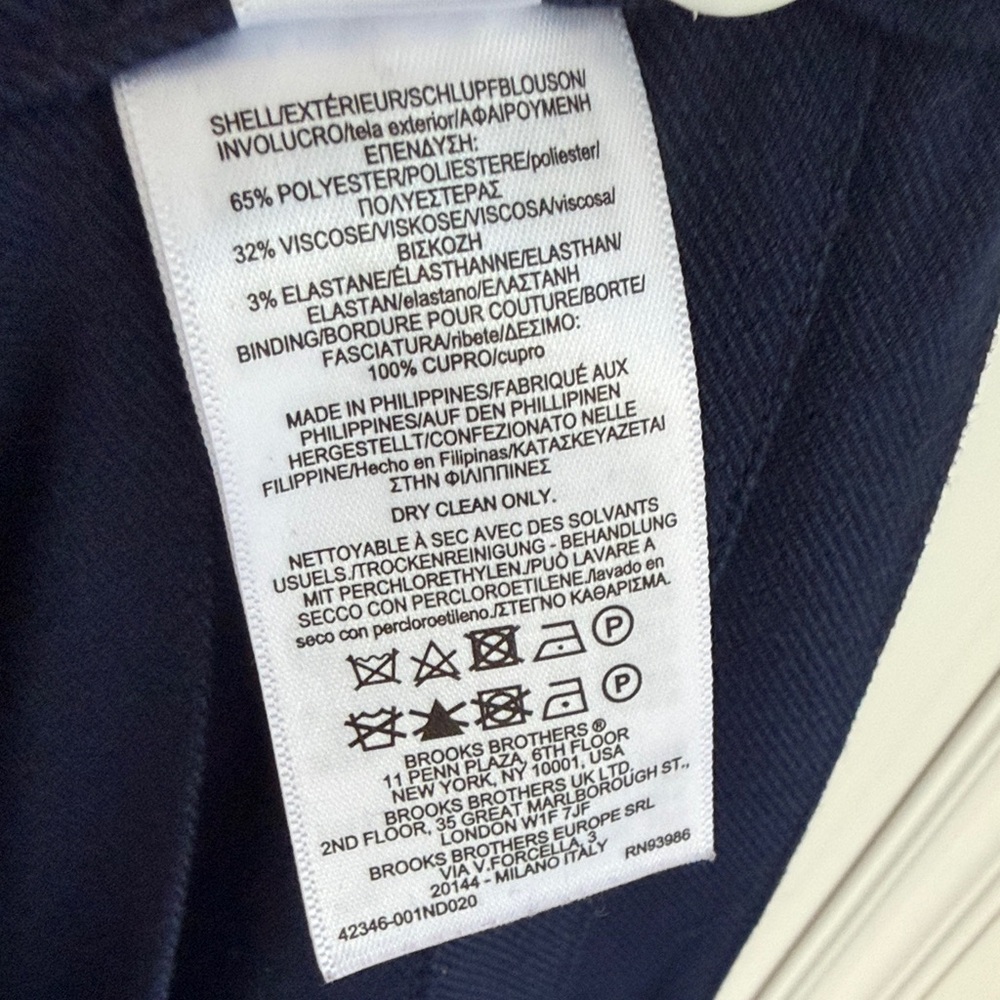 Brooks Brothers Navy and Red A-Line Skirt - Picture 8 of 11